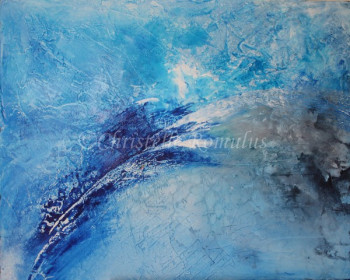 Named contemporary work « "Le paradis bleu" », Made by CHRISTELLE ROMULUS