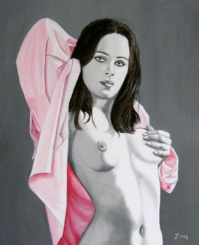 Named contemporary work « La chemise rose », Made by PHILIPPE PIANA