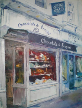 Named contemporary work « La chocolaterie », Made by GISELE CECCARELLI
