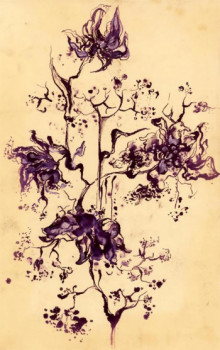 Named contemporary work « Iris », Made by ANNA KRASNI