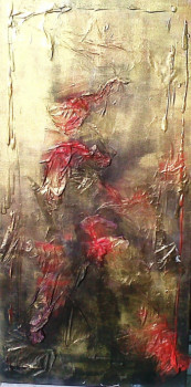 Named contemporary work « roses », Made by ARTAXET  CAROLE