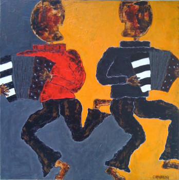 Named contemporary work « Les jumeaux », Made by WALTER CIANDRINI