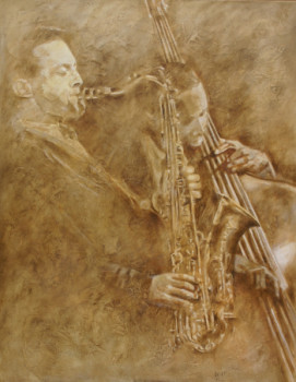 Named contemporary work « Stan Getz I », Made by KATIA FONDECAVE