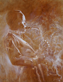 Named contemporary work « Sonny Stitt I », Made by KATIA FONDECAVE