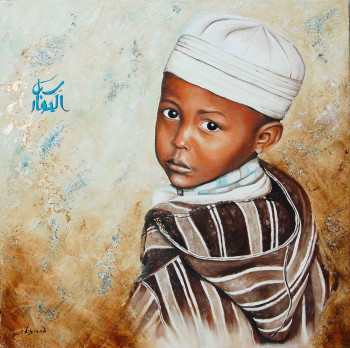 Named contemporary work « Le petit marocain », Made by LYSAND