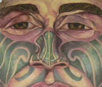 Named contemporary work « New Zealand Tattoo », Made by JOE JOHNSON