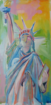 Named contemporary work « My name is Liberty », Made by BONNEAU-MARRON