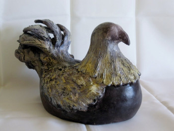 Named contemporary work « La Poule (réf 70) », Made by VIVIANE 