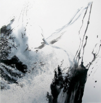 Named contemporary work « Thalassographie VIII », Made by HERVé RICHARD