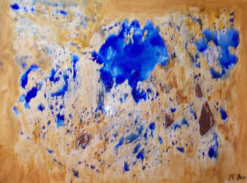 Named contemporary work « Abstract painting 3 », Made by MARIANA