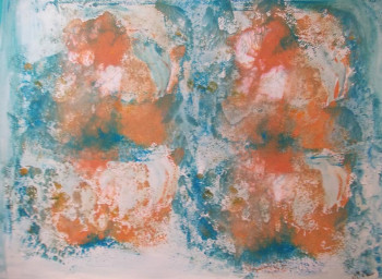 Named contemporary work « Abstract painting 9 », Made by MARIANA