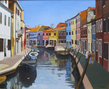 Named contemporary work « Burano », Made by MARCEL DUMAS