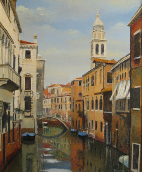 Contemporary work named « Venise », Created by MARCEL DUMAS