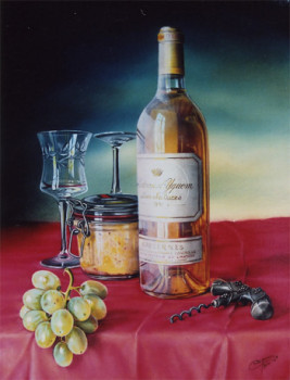 Named contemporary work « Château d'Yquem 1993 », Made by CHRISTIAN LABELLE