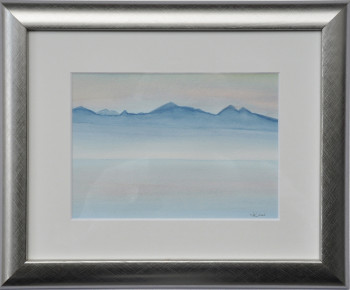 Named contemporary work « Lac Léman 4 », Made by JACQUES KELLER