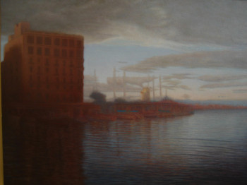 Named contemporary work « la baie de Naple », Made by DARMSTADTER