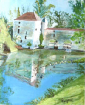 Named contemporary work « Le Moulin », Made by LUIGINA