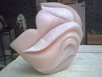 Named contemporary work « fleur de porcelaine », Made by PAUL'