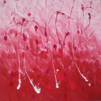 Named contemporary work « Pluie rouge », Made by JEEPY