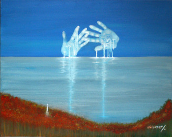 Named contemporary work « L'Horizon de Mon Île », Made by WALDEMAR NOBRE