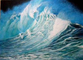 Named contemporary work « La vagues », Made by SORIA JOSE