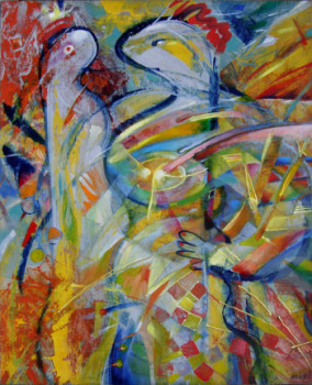 Named contemporary work « Figures 0907 », Made by IVAN