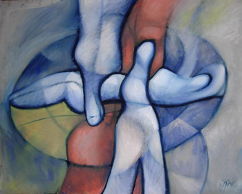 Named contemporary work « figures 0908 », Made by IVAN