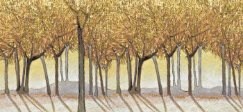 Named contemporary work « Lumière d'automne », Made by JEAN CLAUDE MAUREL