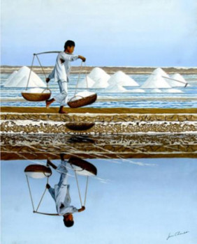 Named contemporary work « Reflets salés », Made by JEAN CHOUET
