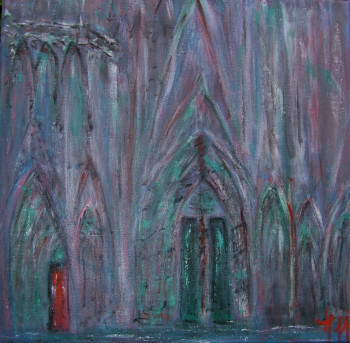 Named contemporary work « Cathédrale de Strasbourg », Made by NADIA VIGUIER