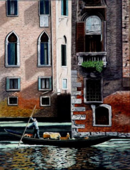Named contemporary work « Gondolier », Made by JEAN CHOUET