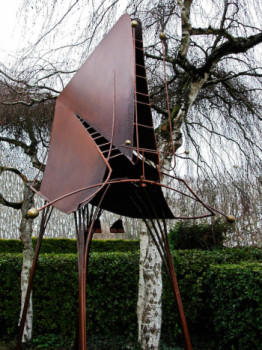 Contemporary work named « Mauréloptère - détail 02 », Created by JEAN CLAUDE MAUREL
