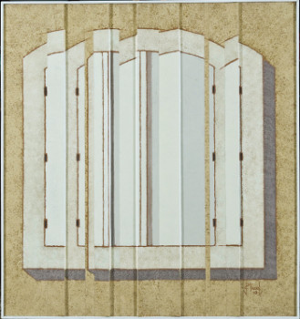 Named contemporary work « Fenêtre I », Made by JEAN CLAUDE MAUREL