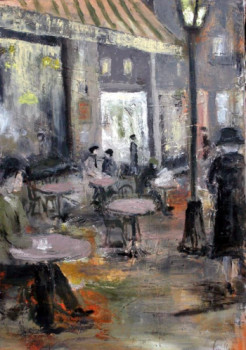 Named contemporary work « La terrasse », Made by GUILLOU