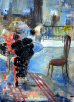 Named contemporary work « Le raisin noir », Made by GUILLOU