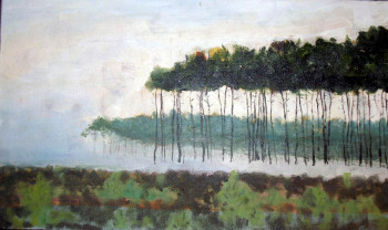 Contemporary work named « Pins des Landes », Created by GUILLOU