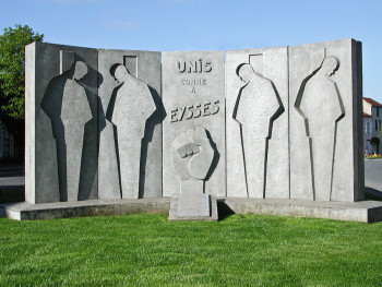 Named contemporary work « Mémorial pour les fusillés d'Eysses -  13 stèles », Made by JEAN CLAUDE MAUREL