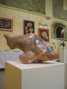 Named contemporary work « Poisson stylisé 2 », Made by MARCEL PERRIN