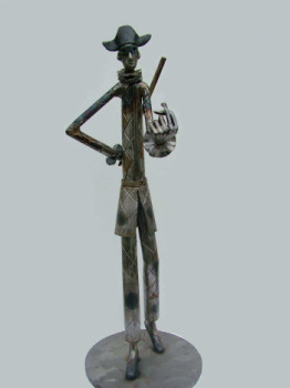 Named contemporary work « Arlequin », Made by MICHEL BOUSSARD