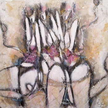 Named contemporary work « Jeunes filles en fleurs », Made by LAURE MARY