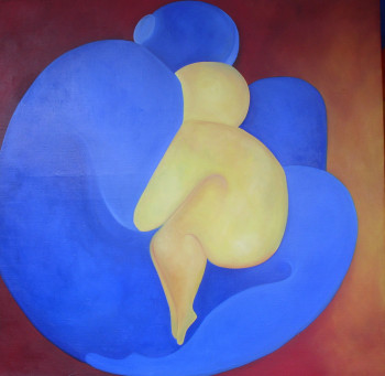 Contemporary work named « mère enfant », Created by FRANçOISE COEURET