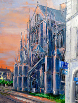 Named contemporary work « Eglise Urbain IV   TROYES  aube 10 », Made by GEBO