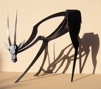 Named contemporary work « ANTILOPE DE THOMPSON », Made by BAUDEAN