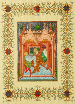 Named contemporary work « Livre d'Heures Visconti », Made by LE CHAUDRON ENCREUR