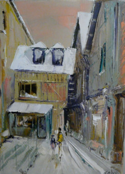 Named contemporary work « ruelle des  Chats  TROYES  Aube  FRANCE », Made by GEBO