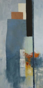 Named contemporary work « Abstraction 2 », Made by LENA B