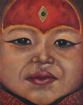 Named contemporary work « TIBETAN KID », Made by JOE JOHNSON