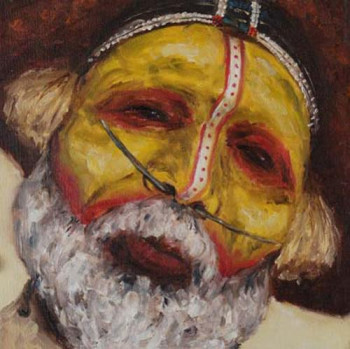Named contemporary work «  YELLOW CHIEF », Made by JOE JOHNSON