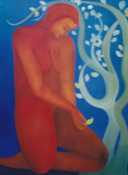 Contemporary work named « la priere », Created by FRANçOISE COEURET