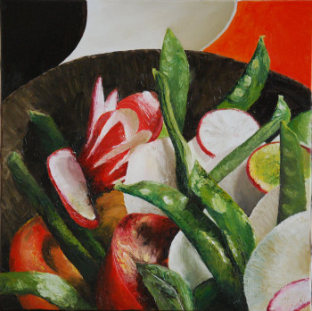 Named contemporary work « Légumes du potager », Made by COLETTE